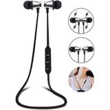 Gampus Mikrofonlu Kulak Içi Kulaklık Mıknatıslı Bluetooth Sporcu Spor Kulaklığı Boyuna Asılan