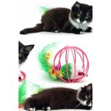 Gampus Peluş Fareli Kedi Oyuncağı, Hareketli Top İçin Eğlenceli Kedi Oyun Aracı