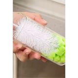 Gampus Pratik Uzun Saplı Biberon Kavanoz Bardak Temizleme Fırçası Pratik Bulaşık Yıkama Fırçası
