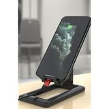 Gampus Şık Katlanabilir Ayarlanabilir Masa Üzeri Telefon Tablet Tutucu Stand - Siyah