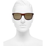 Gampus Vintage Fashion Hafif Unisex Güneş Gözlüğü Güneş Gözlüğü Koyu Kahve Kalın Çerçeve Mo.11 - Kahverengi