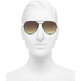 Gampus Vintage Fashion Hafif Unisex Güneş Gözlüğü Güneş Gözlüğü Oval Çerçeve Kahverengi A06