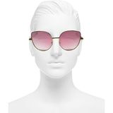 Gampus Vintage Fashion Hafif Unisex Güneş Gözlüğü Güneş Gözlüğü Pembe Oval Çerçeve DMA20