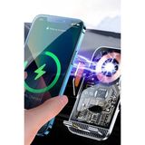 Gampus Wireless Magesafe Sensörlü Açılır Kanatlar 15 Watt Yeni Nesil Araç Içi Cep Telefonu Tutucu C10