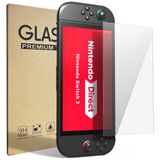 GAMSURFING Temperli Cam Ekran Koruyucu Nintendo New Switch 2 [7,9 ''] Model 2025, En İyi 9H Sertlik, HD Şeffaf, Tam Kapsama Alanı, Ultra İnce 0,25 mm, Nintendo Switch 2 Konsolu için Aksesuarlar