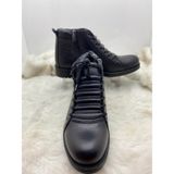 Gamze Içi Tüylü Deri Erkek Bot Model 461 - Siyah - 41 - ST00388-SİYAH-41