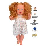 Gamze Oyuncak Büyük Boy Türkçe Konuşan Uzun Saçlı (Gövde Hariç) Et Bebek Oyuncak (60 CM)