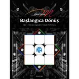 Gan 356 M Lite 3x3 Manyetik Rubik Küp Zeka Küpü Çıkartmasız Hız Küpü Türkiye Resmi Satıcısı - Sarı