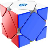 Gan Skewb Manyetik Hız Küpü (Standart Buzlu Versiyon), 2020 Gan Skewb M Speed Cubing Için, Pürüzsüz ve Hızlı Skewb Küp Bulmaca Oyuncak (8 Mıknatıslı Çekirdek Konumlandırma Sistemi) - Sarı