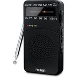 Ganbao Siyah Prunus J-166 Cep Taşınabilir Mini Radyo Fm/am Dijital Ayarlama Radyo Alıcısı FM87-108MHZ Mp3 Müzik Çalar Radyolar Aa Piller Için (Yurt Dışından) - Renkli