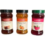 Ganik 380 gr Kuru Incir Reçeli & 380 gr Ahududu Reçeli & 380 gr Portakal Reçeli