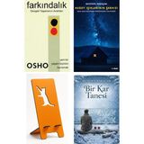 Ganj Kitap Farkındalık - Osho + Kuzey Işıklarının Şarkısı + Telefon Tutucu + Bir Kar Tanesi