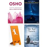 Ganj Kitap Tantra Dönüşümü Aşk ve Meditasyon - Osho + Kuzey Işıklarının Şarkısı + Telefon Tutucu + Bir Kar Tanesi