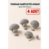 Ganjem 4 Adet Nevresim Yorgan Sabitleme Aparatı İğneli Kilit Mekanizmalı Toplanma Önleyici Pratik Kumaş Tutucu