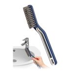 Ganjem Cımbızlı Temizlik Fırçası Mutfak Banyo Lavabo Klozet Temizleyici Fayans Arası Detaylı Yer Fırçası