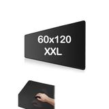 Ganjem Gaming Mouse Pad Siyah 60x120 Cm Uzun Masa Matı Ev Ofis Klavye Mause Altlığı Oyuncu Aksesuar