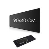 Ganjem Gaming Mouse Pad Siyah 90x40 Cm Uzun Masa Matı Ev Ofis Klavye Mause Altlığı Gamer Aksesuar