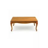 Ganni Home Lina Orta Sehpa Ceviz – Ceviz Gürgen İskeletli, Kavisli Ayaklı Zarif Ve Klasik Tasarım