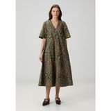 Ganni Leopar Desenli Midi Elbise - 34