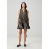 Ganni Leopar Desenli Mini Elbise - 34
