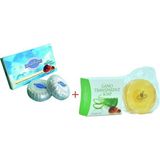 Gano Excel Gano Transparent Soap, Şeffaf Sabun (1 SABUN*100 Gr) + Ganoderma Lucidum ve Keçi Sütlü Sabun (2 SABUN*100 Gr)