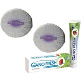 Gano Soapexcel Keçi Sütlü 2×100gr Sabun Ve Gano Fresh Diş Macunu Set 2 Li Gano Kombin