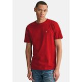 Gant Bisiklet Yaka Erkek Basic T-Shirt - Kırmızı