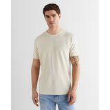 Gant Erkek Bej Baskılı Kısa Kollu T-Shirt 23261119T.34 - 34-Bej