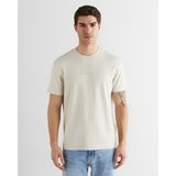 Gant Erkek Bej Baskılı Kısa Kollu T-Shirt 2326124T.34 - 34-Bej - M