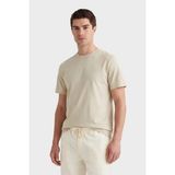 Gant Erkek Bej Bisiklet Yaka Regular Fit T-Shirt 2003414.200 - 200-Bej