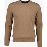 Gant Erkek Bej Regular Fit Bisiklet Yaka Kazak - 295-Bej