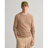 Gant Erkek Bej Regular Fit Bisiklet Yaka Kazak 8040521.248 - 3XL - 248-Bej