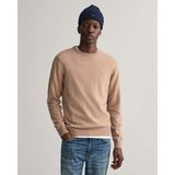 Gant Erkek Bej Regular Fit Bisiklet Yaka Kazak 87211.295 - 295-Bej