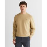 GANT Erkek Bej Regular Fit Bisiklet Yaka Sweatshirt
