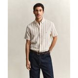 Gant Erkek Bej Regular Fit Çizgili Logolu Gömlek 3260020.200 - 200-Bej - S
