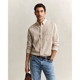 Gant Erkek Bej Regular Fit Logolu Gömlek 3250082.200 - 200-Bej - S