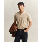 Gant Erkek Bej Regular Fit Logolu Polo Yaka T-Shirt 2210.200 - 200-Bej - XL