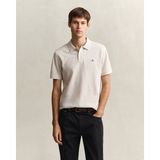 Gant Erkek Bej Regular Fit Logolu Polo Yaka T-Shirt 2210.299 - 299-Bej - 2XL