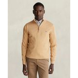 Gant Erkek Bej Regular Fit Yarım Fermuarlı Kazak - S