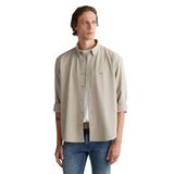 GANT Erkek Bej Relaxed Fit Gömlek