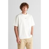 Gant Erkek Beyaz Baskılı Kısa Kollu T-Shirt 23261111T.113 - 113-Beyaz - M