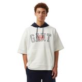 GANT Erkek Beyaz Kapüşonlu T-Shirt