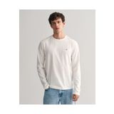 Gant Erkek Beyaz Regular Fit Bisiklet Yaka T-shirt