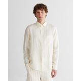 Gant Erkek Beyaz Regular Fit Gömlek 3240120.110 - 110-Beyaz - XL