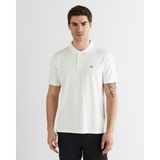 Gant Erkek Beyaz Regular Fit Logolu Polo Yaka T-Shirt 24261108T.113 - 113-Beyaz