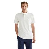 GANT Erkek Beyaz Regular Fit Logolu Polo Yaka T-Shirt