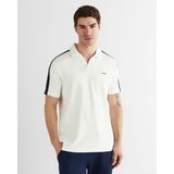Gant Erkek Beyaz Regular Fit Şerit Detaylı Polo Yaka T-Shirt 2426128T.113 - 113-Beyaz - 2XL