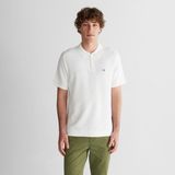 Gant Erkek Beyaz Regular Fit Yarım Fermuarlı Kısa Kollu T-Shirt - 113-Beyaz