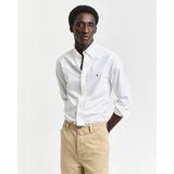 Gant Erkek Beyaz Slim Fit Klasik Yaka Oxford Gömlek 3000202.110 - 110-Beyaz