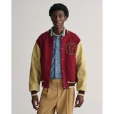 Gant Erkek Bordo Hakim Yaka Logolu Bomber Ceket 7006349.604 - 604-Bordo - S